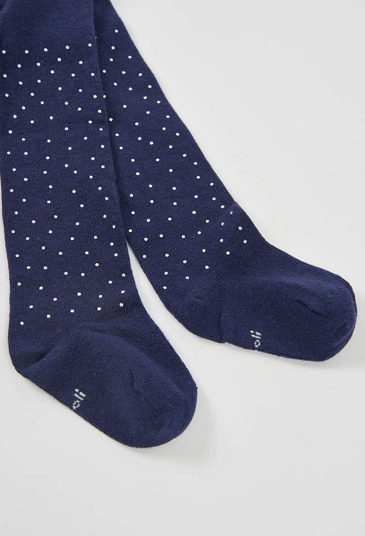 Leotardo azul marino con brillantes