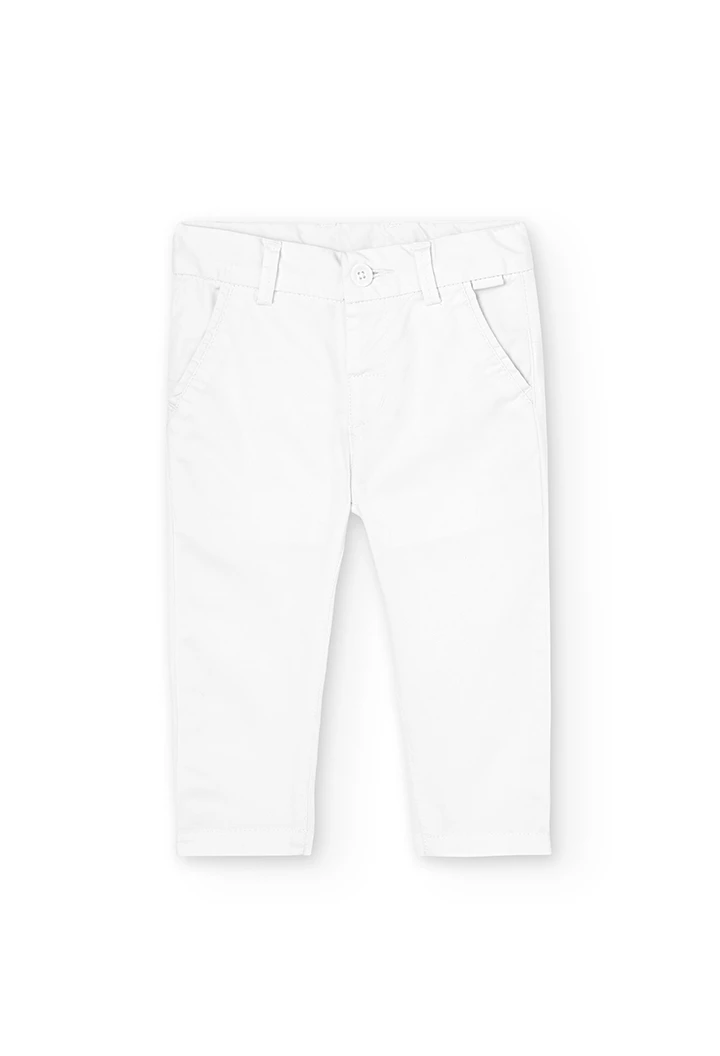 Pantalon stretch en satin pour bébé