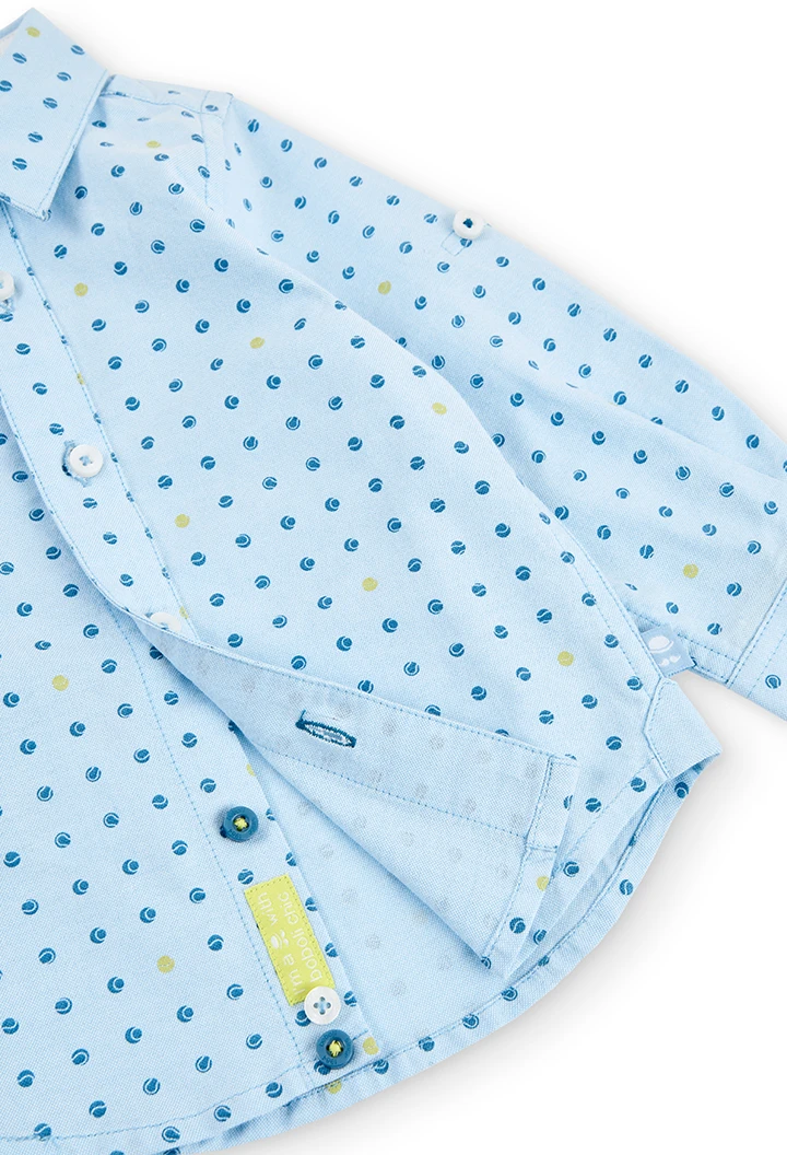 Oxford long sleeves shirt for baby boy