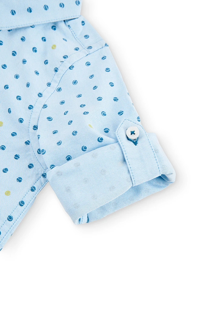 Oxford long sleeves shirt for baby boy