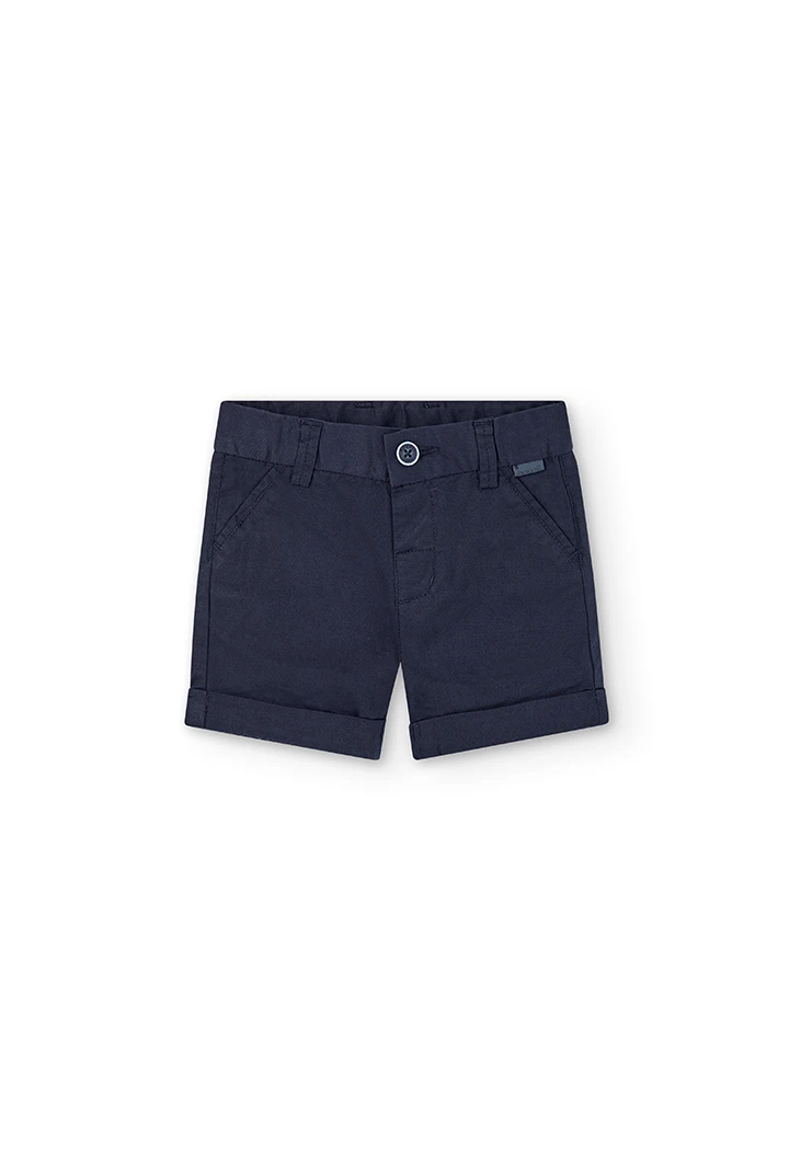 Bermuda en toile stretch pour bébé