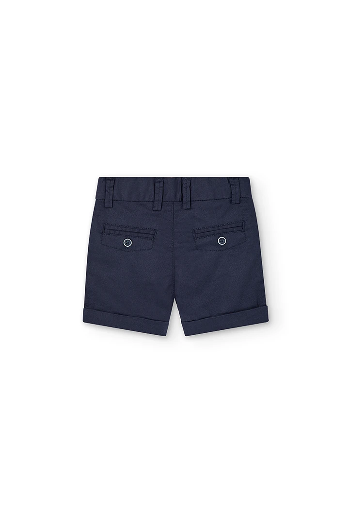 Bermuda en toile stretch pour bébé