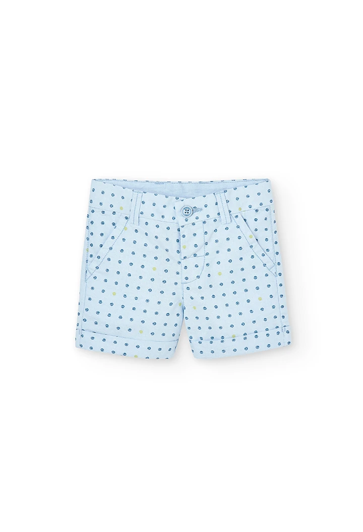 Oxford bermuda shorts printed for baby