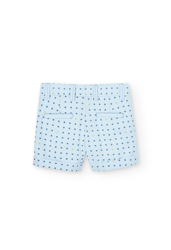 Oxford bermuda shorts printed for baby