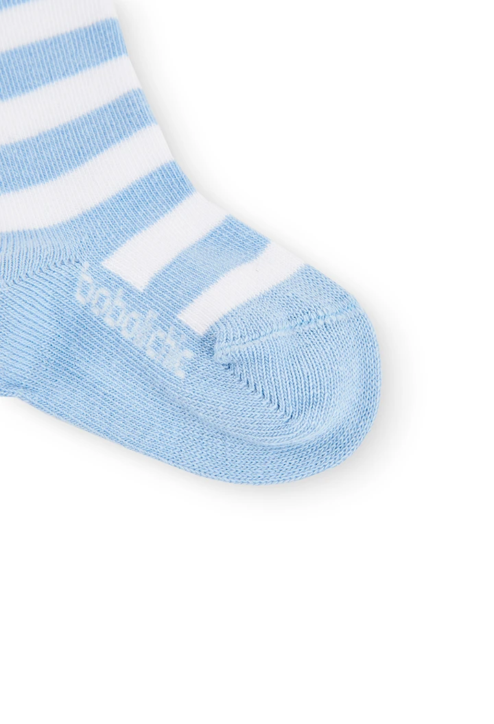 Pack calcetines listados de bebé niño