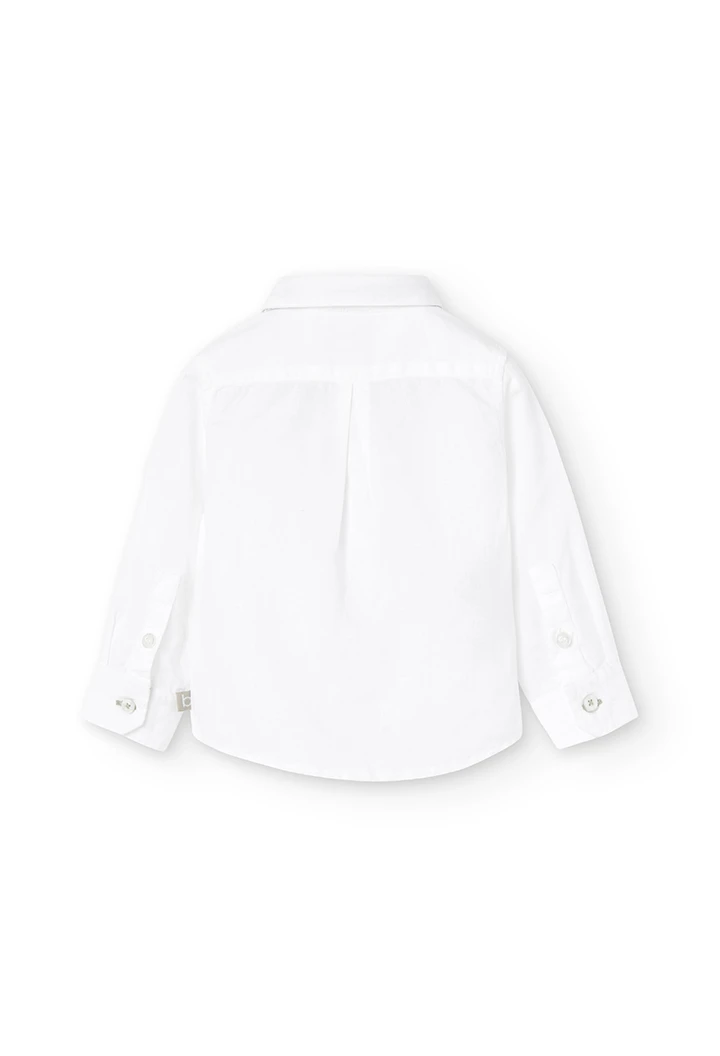 Chemise en lin manche longue pour bébé garçon