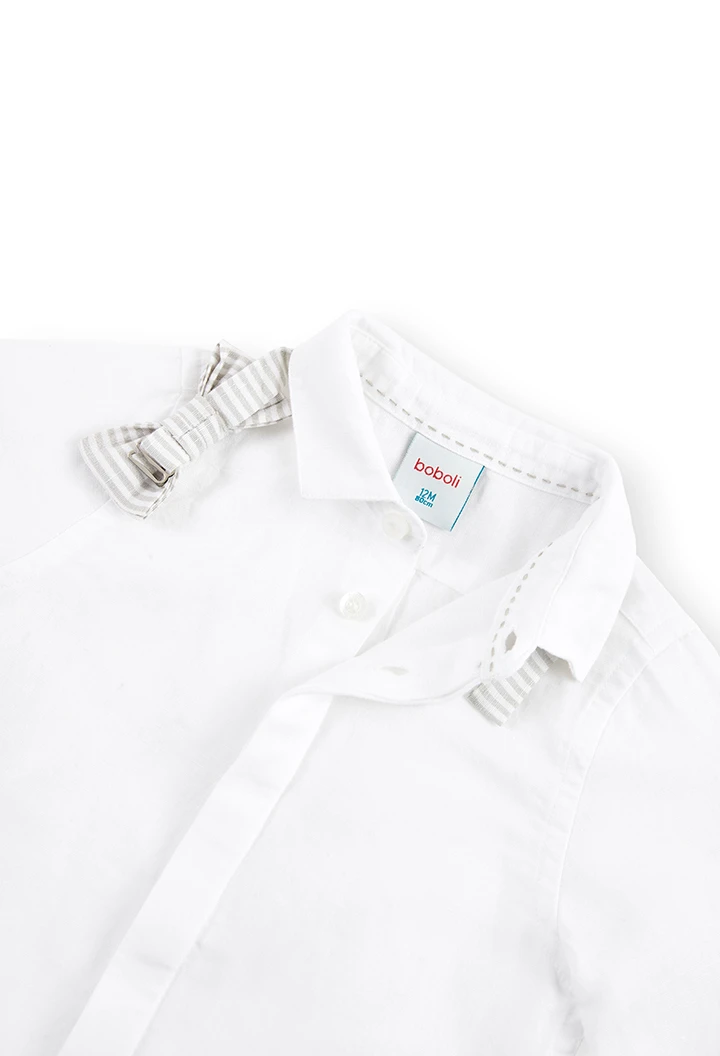 Linen shirt long sleeves for baby boy