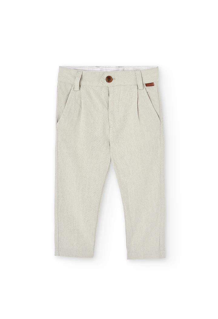 Linen trousers for baby boy
