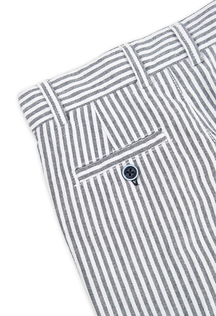 Trousers oxford striped for baby boy