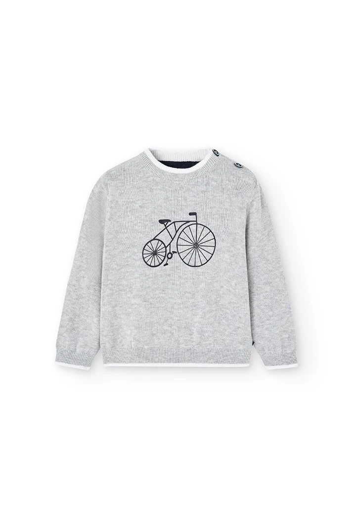 Jersey tricotosa "bicicleta" de nadó