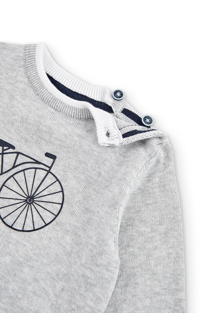 Jersey tricotosa "bicicleta" de nadó