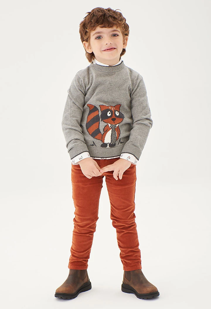 Pantalon en velours côtele pour bébé garçon -BCI