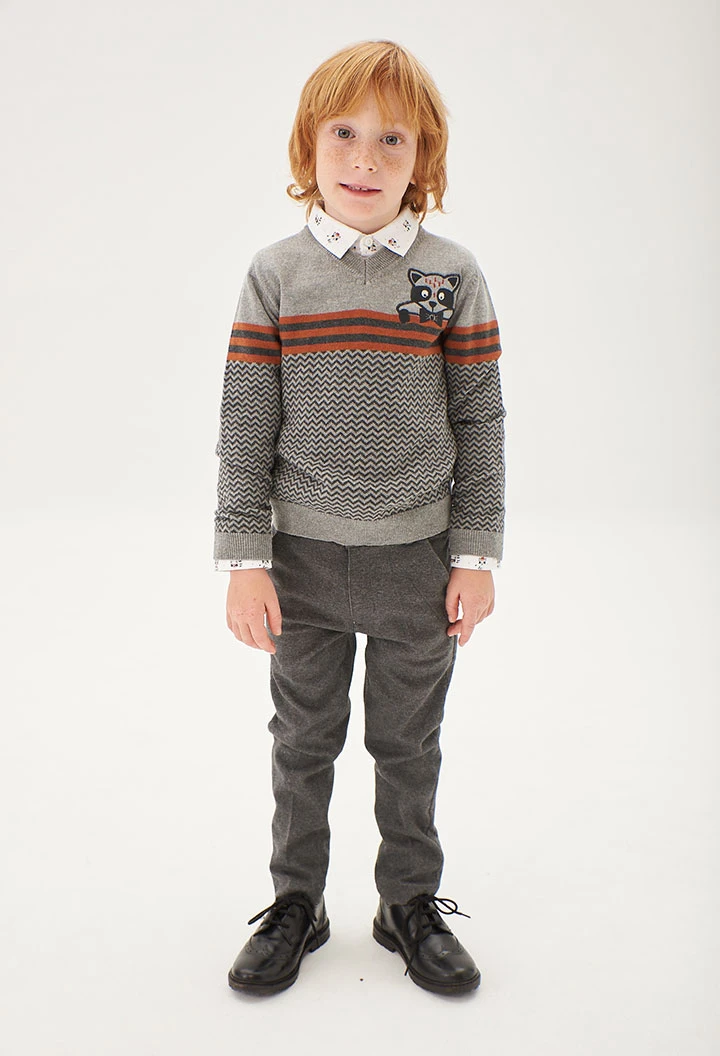 Pantalon maille pour bébé garçon