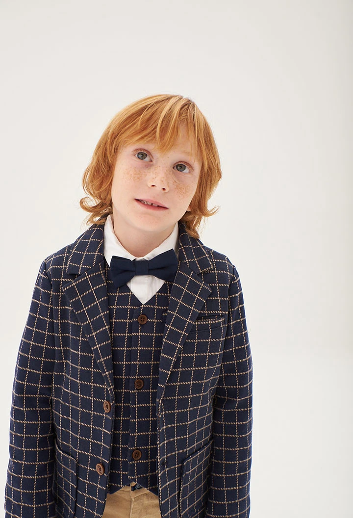 Blazer a carreaux pour bébé -BCI