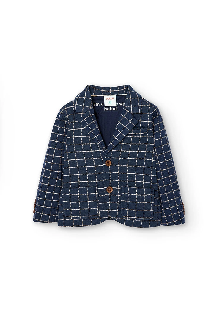 Blazer a carreaux pour bébé -BCI
