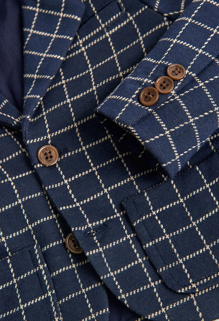 Blazer a carreaux pour bébé -BCI