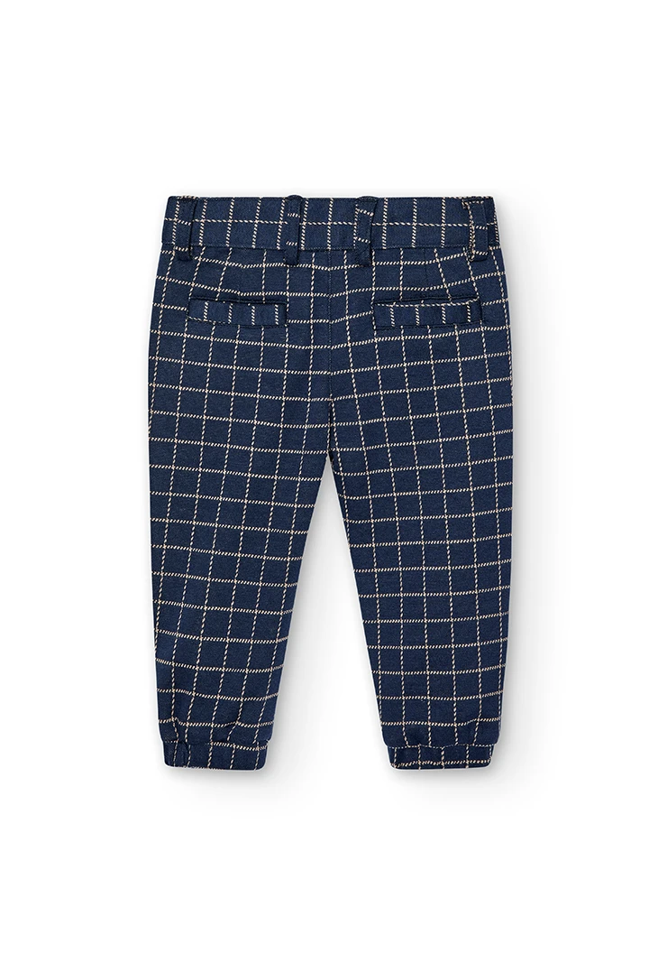 Pantalon a carreaux pour bébé garçon -BCI