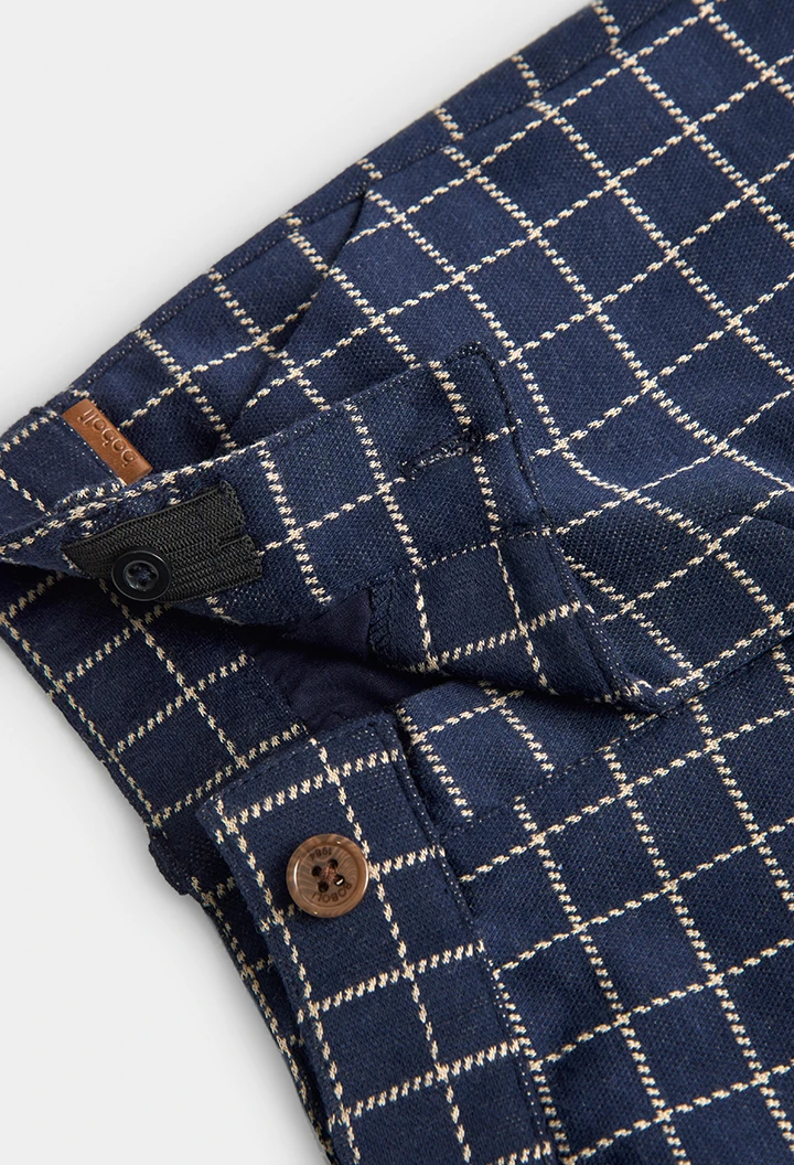 Pantalon a carreaux pour bébé garçon -BCI