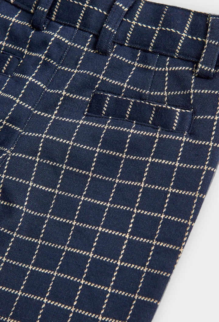 Pantalon a carreaux pour bébé garçon -BCI