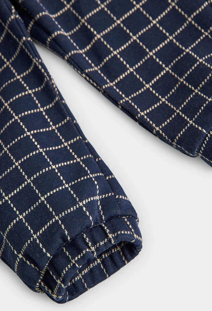 Pantalon a carreaux pour bébé garçon -BCI