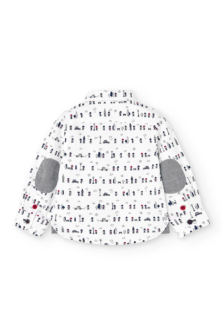 Oxford long sleeves shirt for baby -BCI