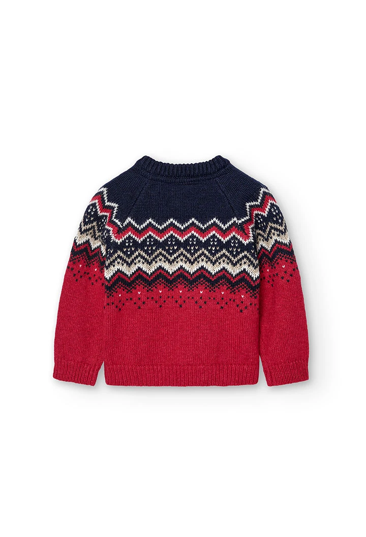 Pull en jaquard pour bébé garçon
