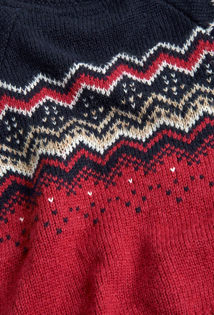 Pull en jaquard pour bébé garçon