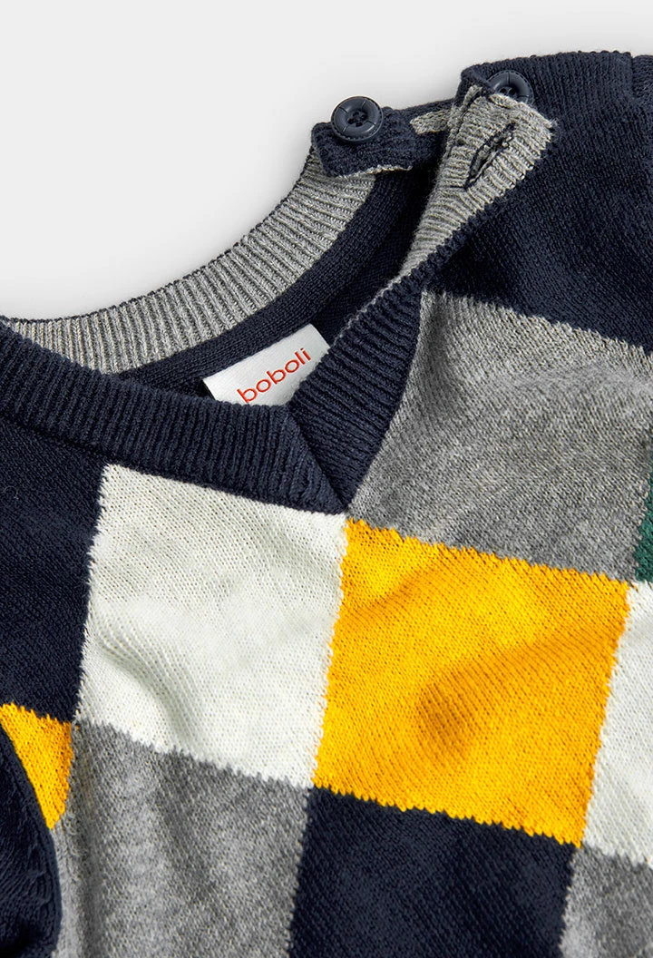 Pullover tricot para o bebé menino -BCI
