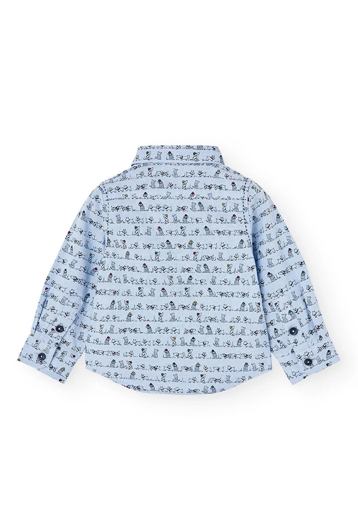 Oxford long sleeves shirt for baby -BCI