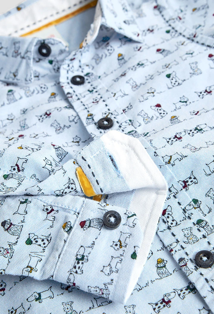 Chemise oxford manche longue pour bébé -BCI