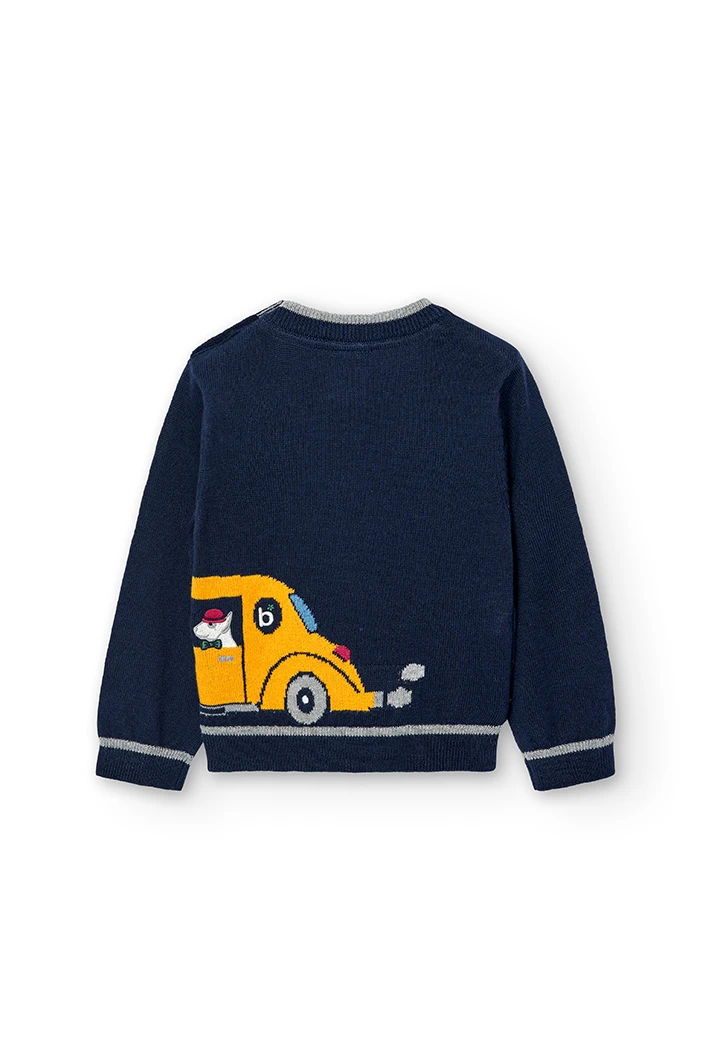 Pullover tricot para o bebé menino -BCI