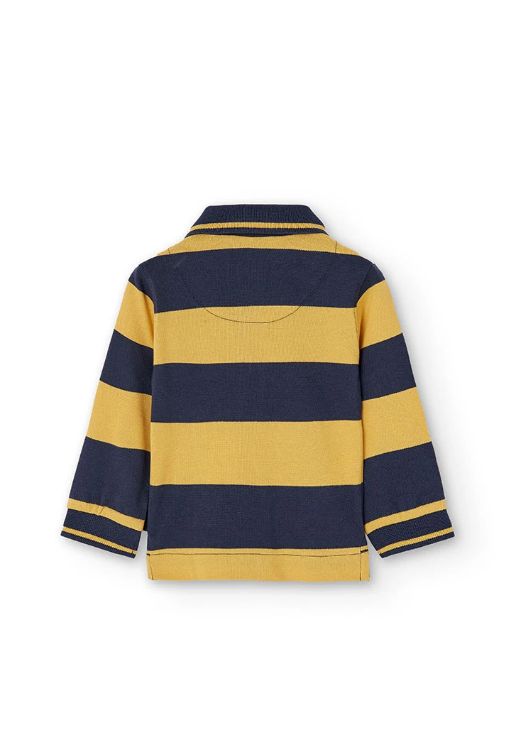 Pique polo striped for baby boy -BCI