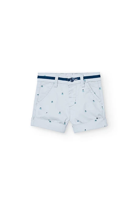 Baby Boy's Printed Satin Bermuda Shorts
