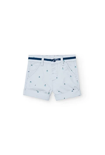 Baby Boy\'s Printed Satin Bermuda Shorts