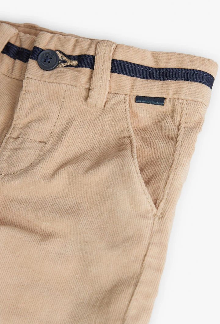 Cordhose für Baby-Jungen in Beige