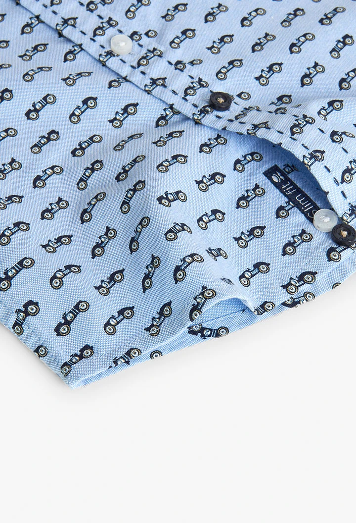 Chemise oxford imprimée pour bébé garçon