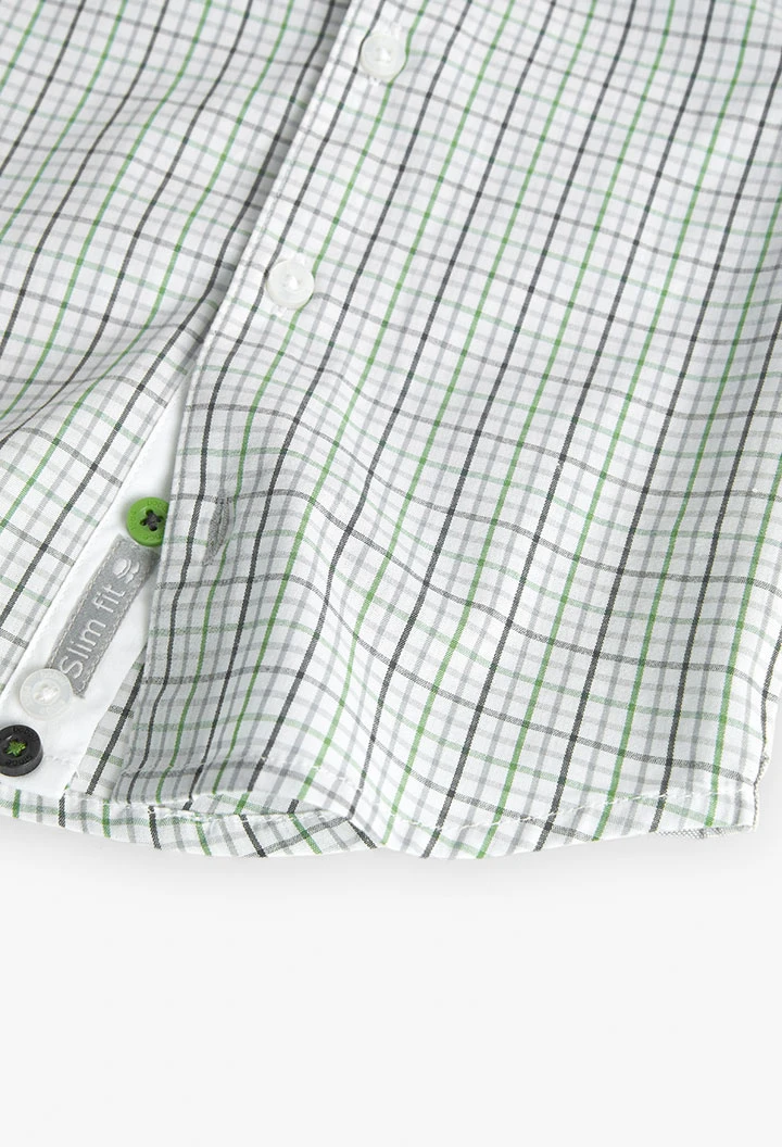 Chemise oxford à carreaux pour bébé garçon