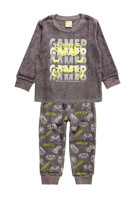 Pyjama en velours pour garçon - organique