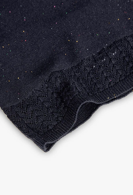 Trikot-Top für Mädchen in Marineblau