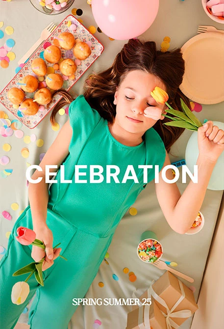 Girls green crepe jumpsuit