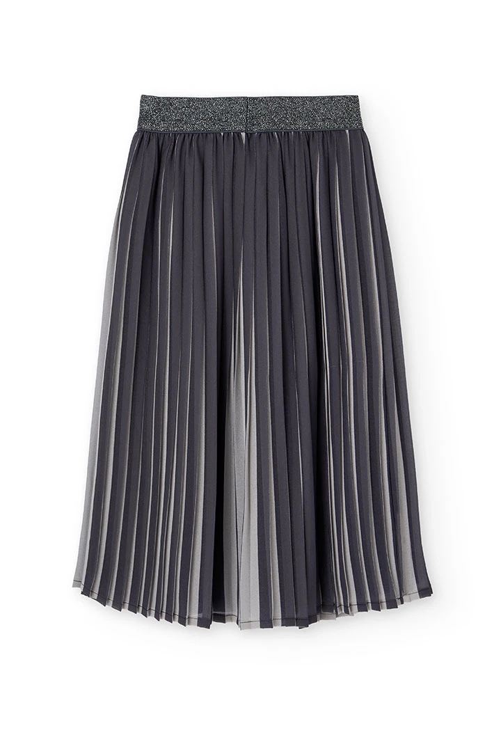 Gonna di chiffon grigia