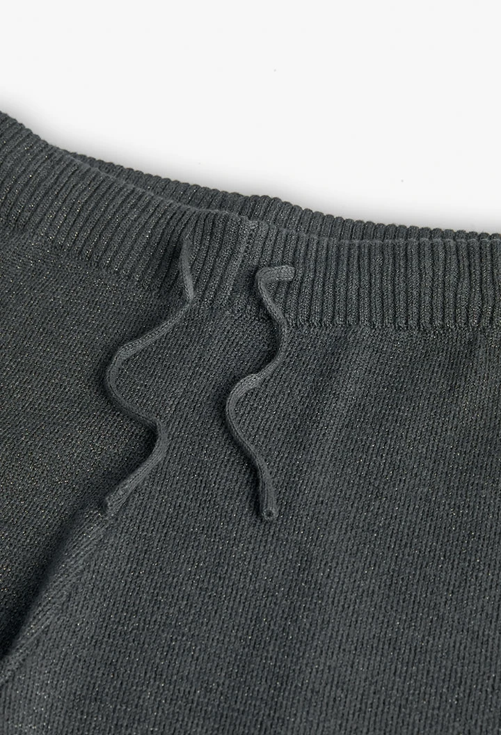 Pantaloni bambina grigi