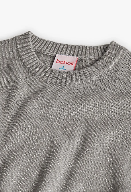 Abito a maglia grigio