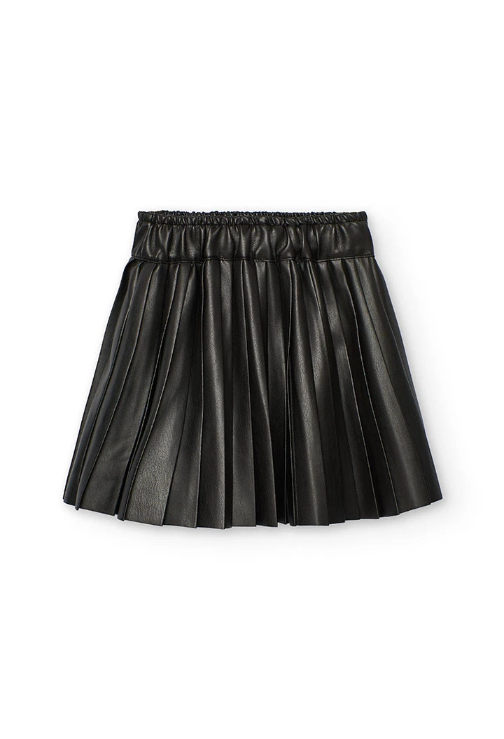 Faldilla de polipell negra