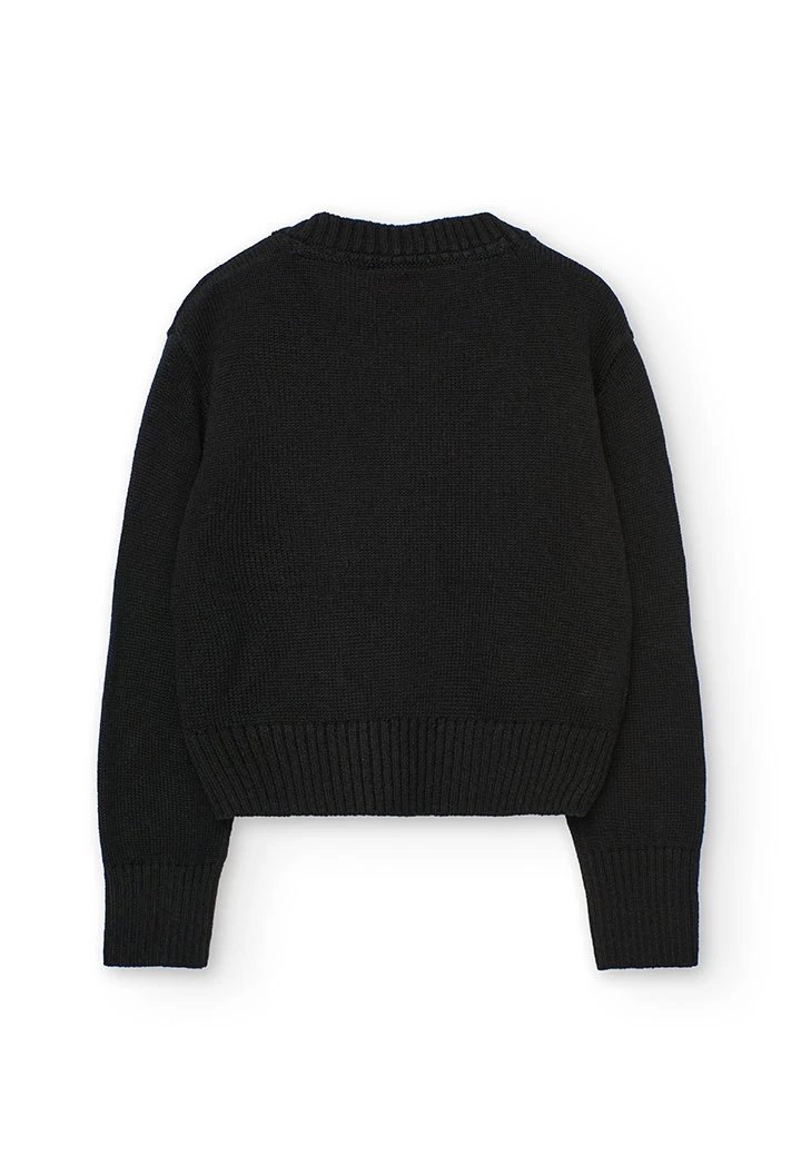 Mädchenjacke schwarz