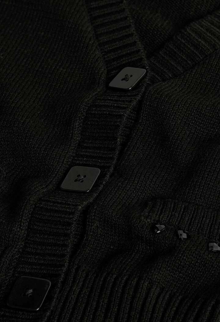 Mädchenjacke schwarz