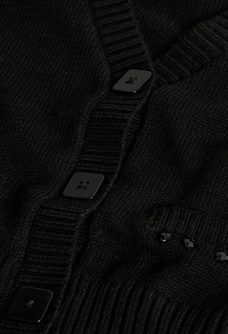 Mädchenjacke schwarz