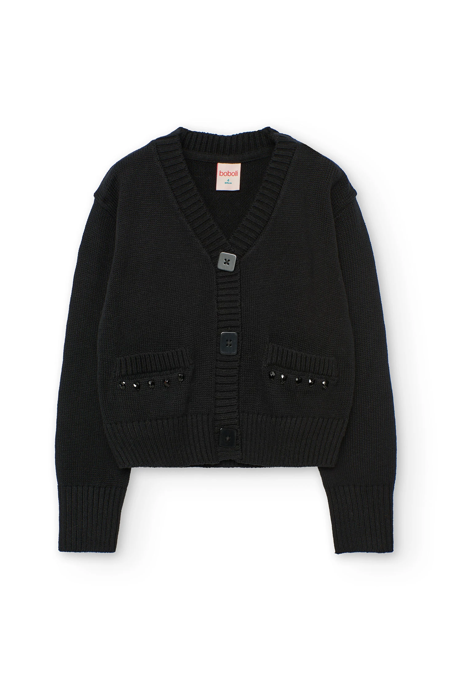 Chaqueta niña negra