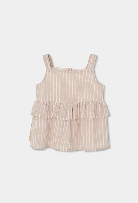 Striped linen top