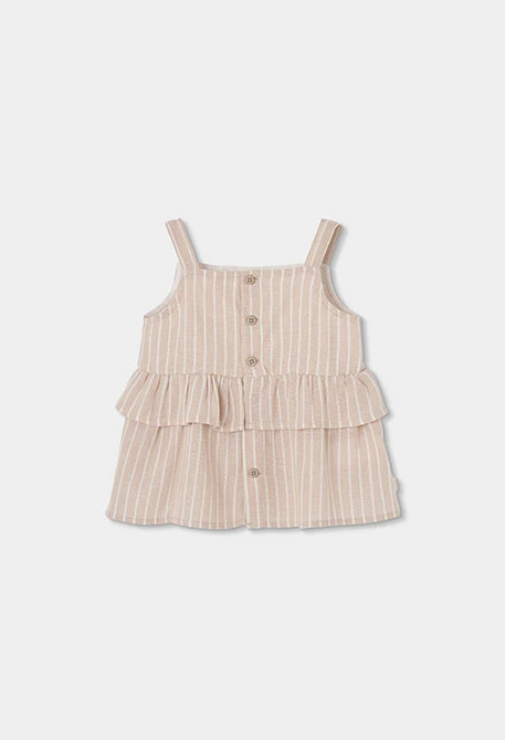 Striped linen top